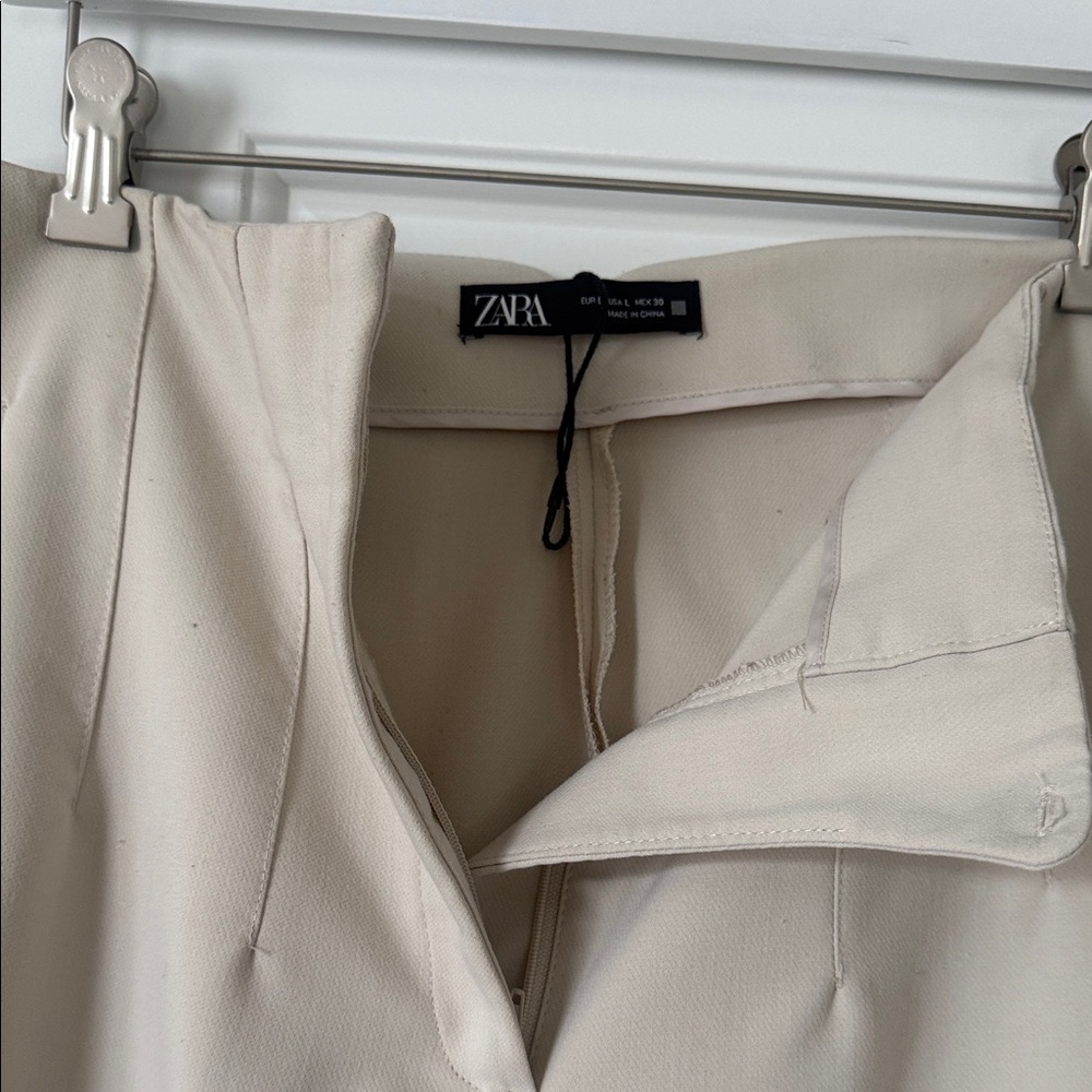 Zara Cream Trousers - Picture 11 of 13